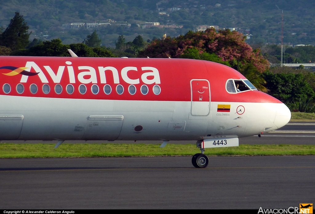 HK-4443 - Fokker 100 - Avianca Colombia