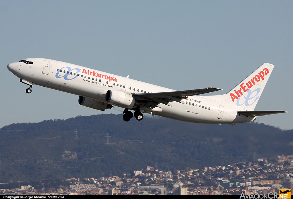 EC-HGP - Boeing 737-85P - Air Europa