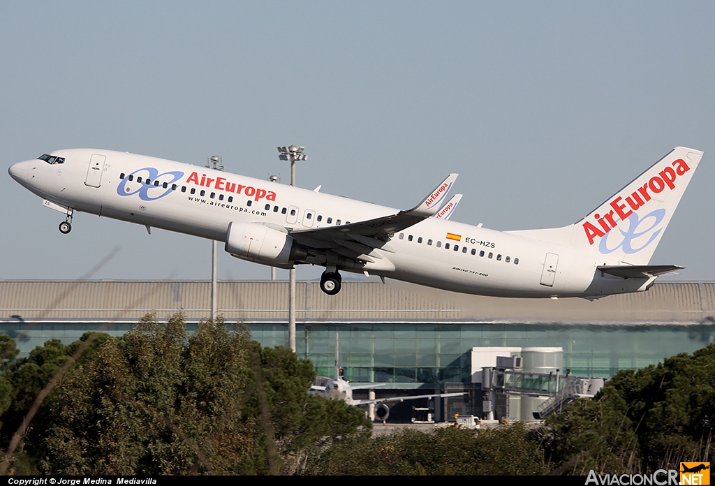 EC-HZS - Boeing 737-86Q - Air Europa