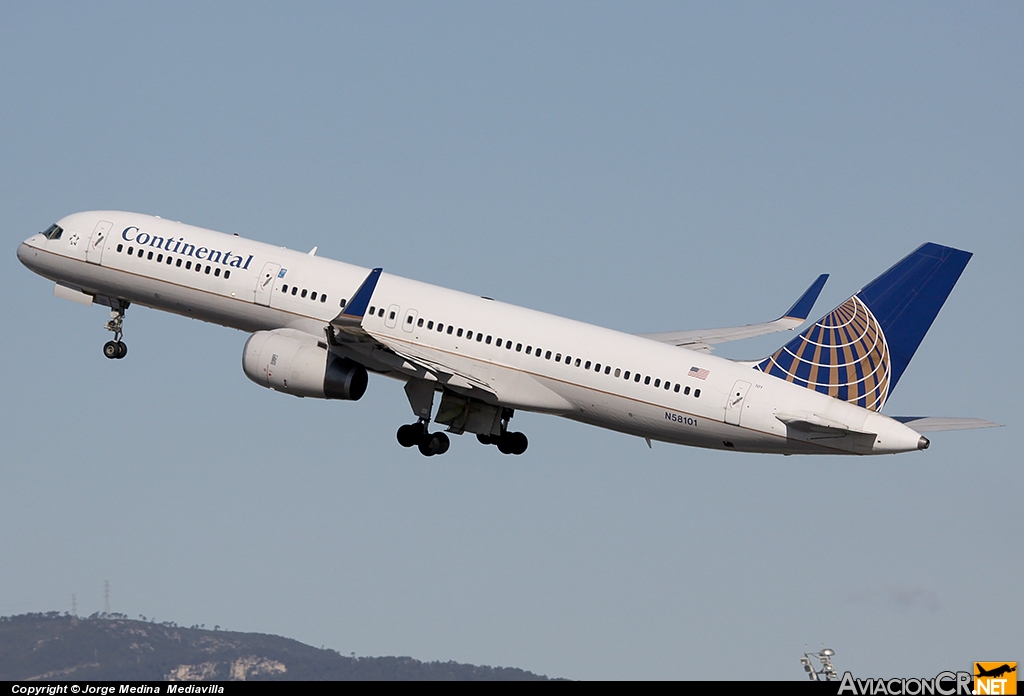 N58101 - Boeing 757-224 - Continental Airlines