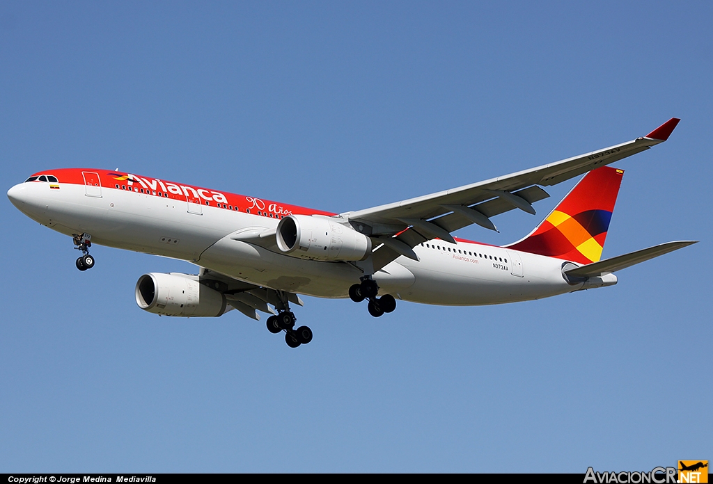 N973AV - Airbus A330-243 - Avianca Colombia