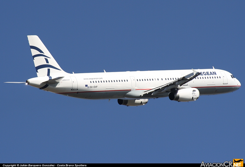 SX-DVP - Airbus A321-231 - Aegean Airlines