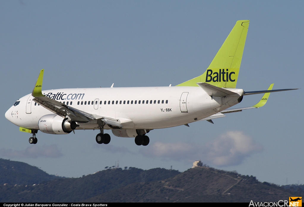 YL-BBK - Boeing 737-33V - Air Baltic