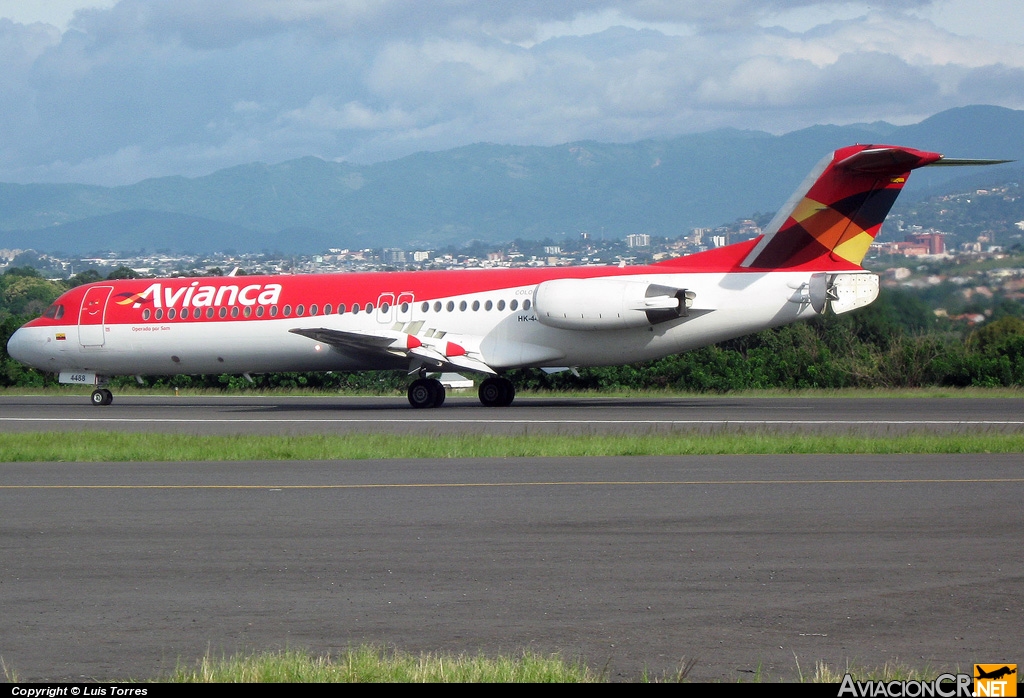 HK-4488 - Fokker 100 - Avianca Colombia