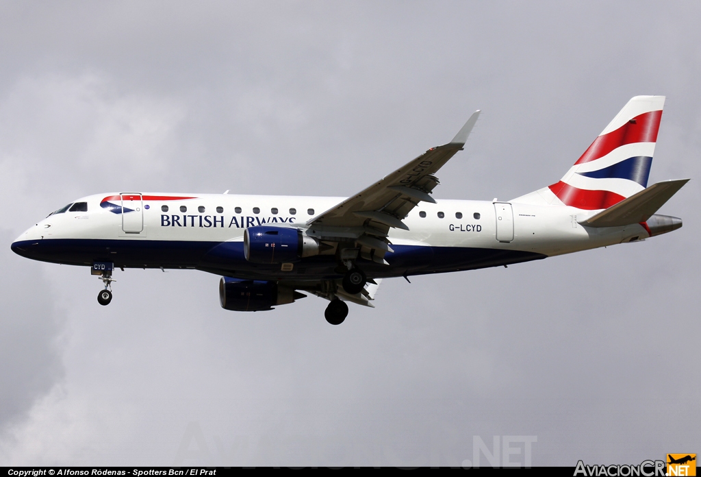 G-LCYD - Embraer ERJ-170-100ST - British Airways