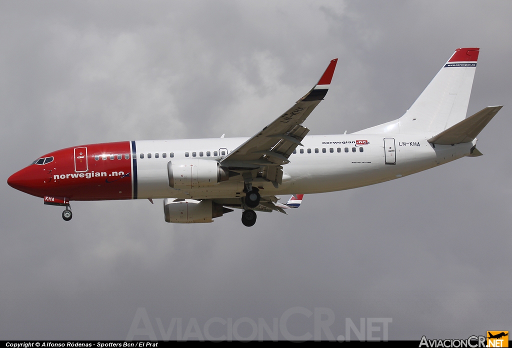 LN-KHA - Boeing 737-31S - Norwegian Air Shuttle