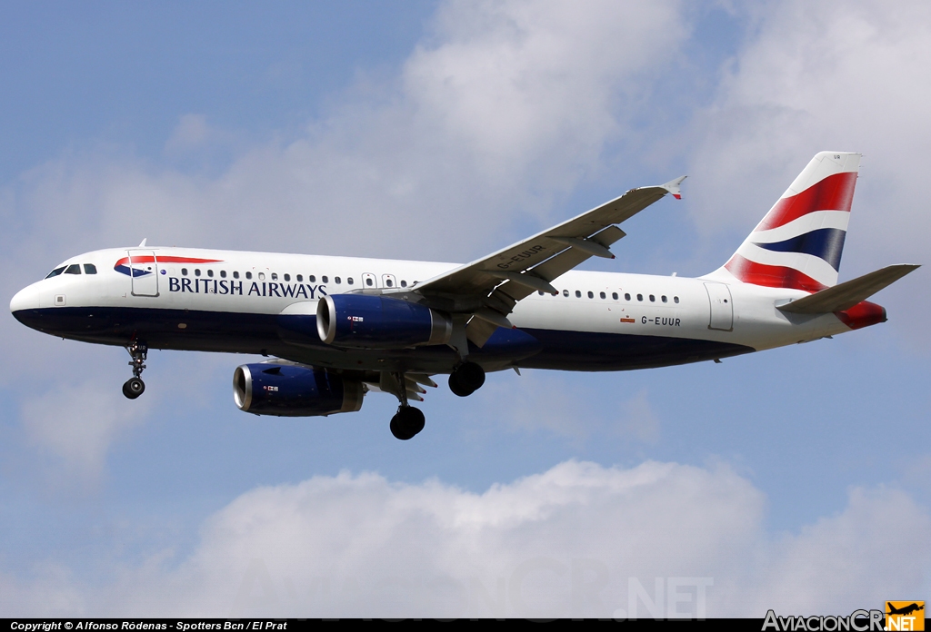 G-EUUR - Airbus A320-232 - British Airways