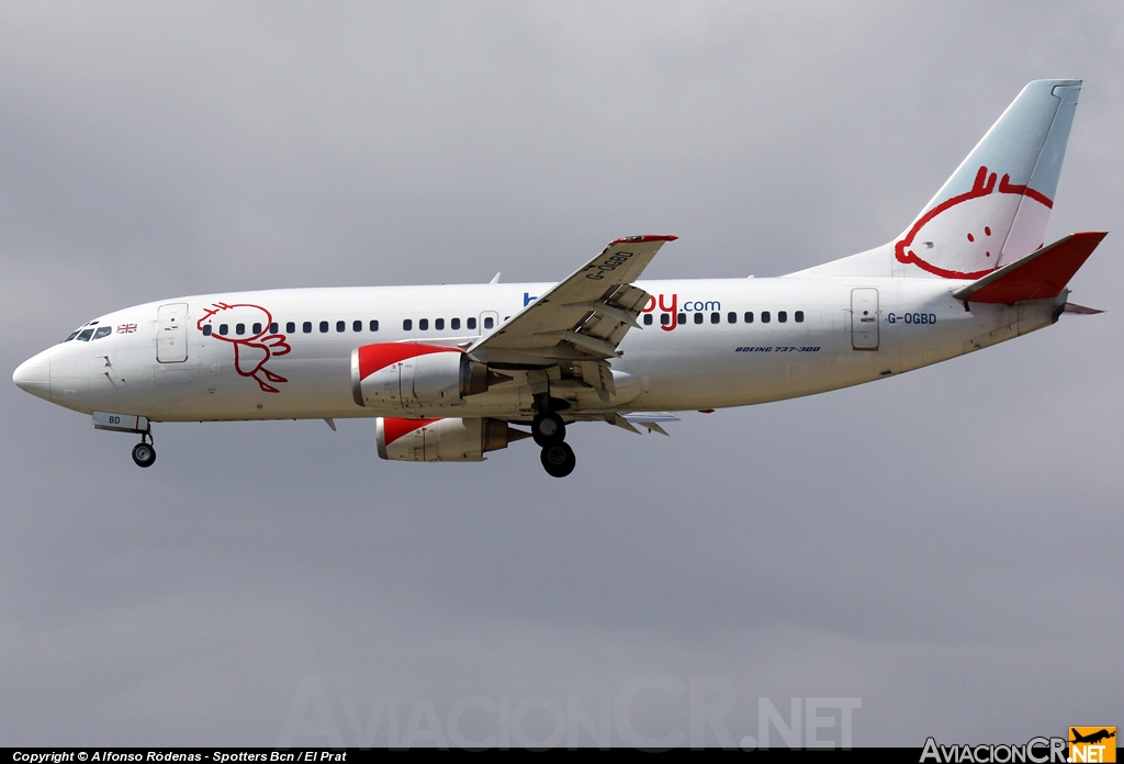 G-OGBD - Boeing 737-3L9 - Bmibaby