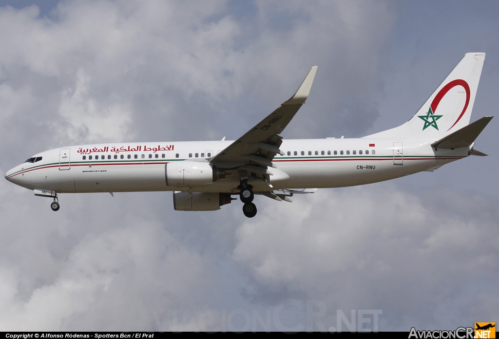 CN-RNU - Boeing 737-8B6 - Royal Air Maroc