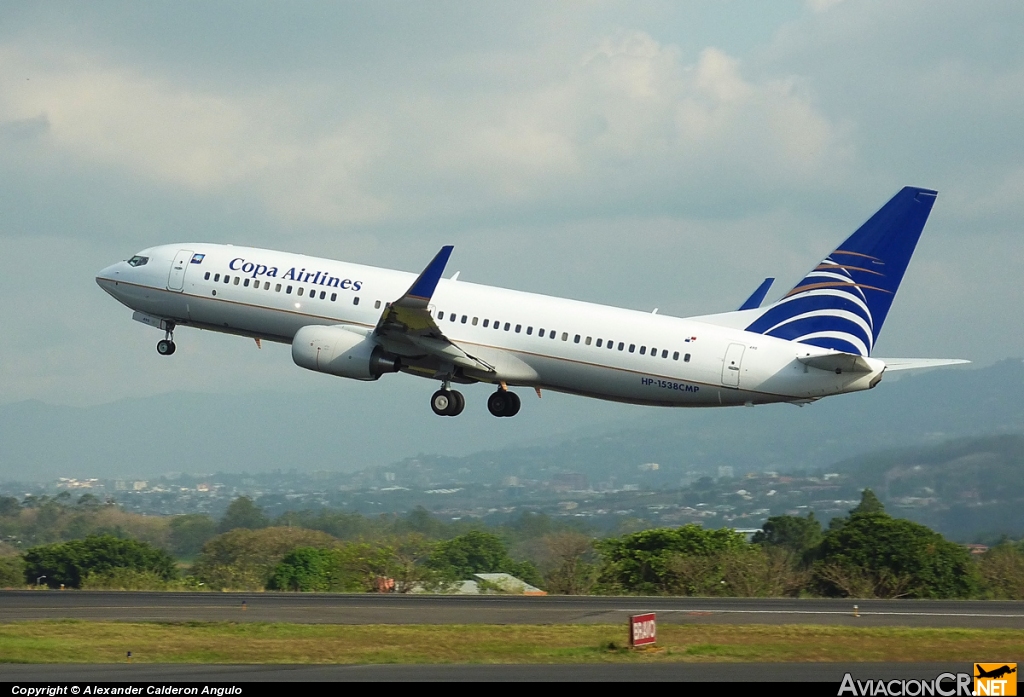 HP-1538CMP - Boeing 737-8V3 - Copa Airlines