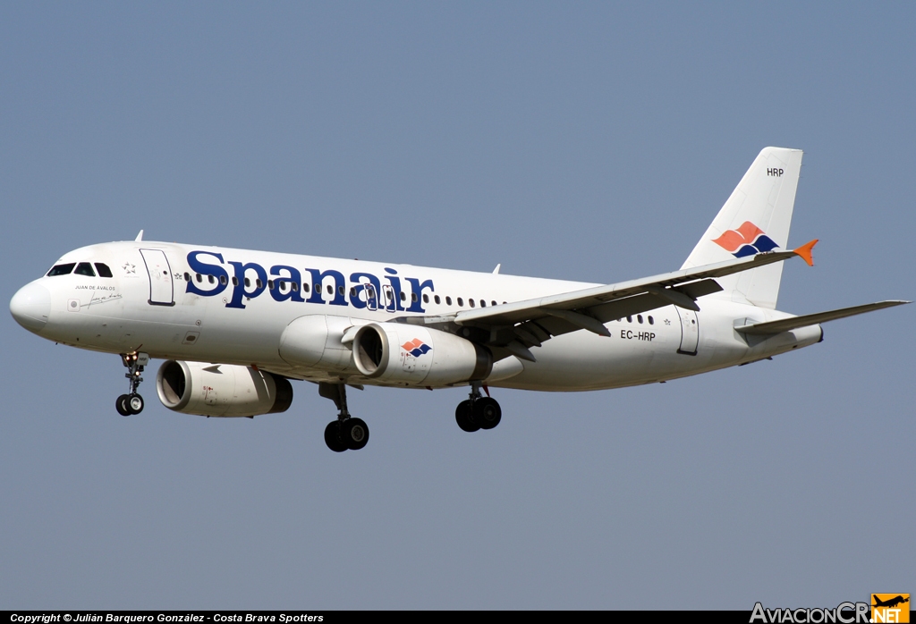 EC-HRP - Airbus A320-232 - Spanair