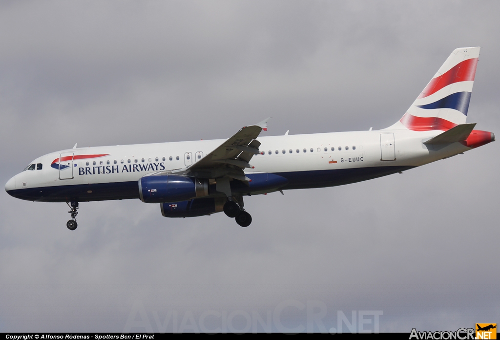 G-EUUC - Airbus A320-232 - British Airways