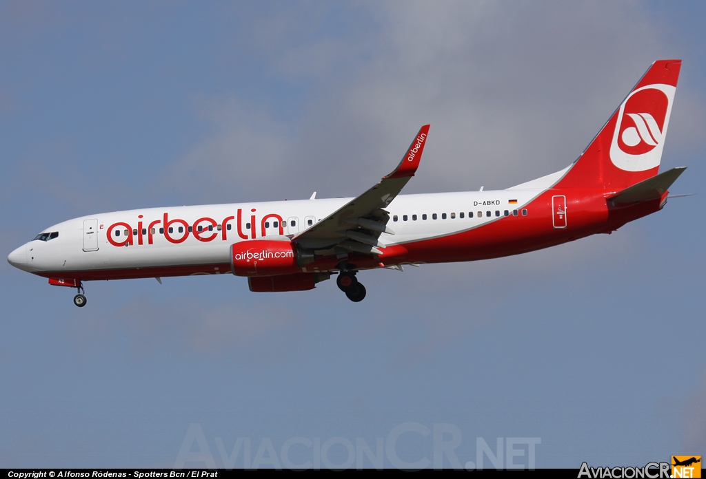 D-ABKD - Boeing 737-86J - Air Berlin