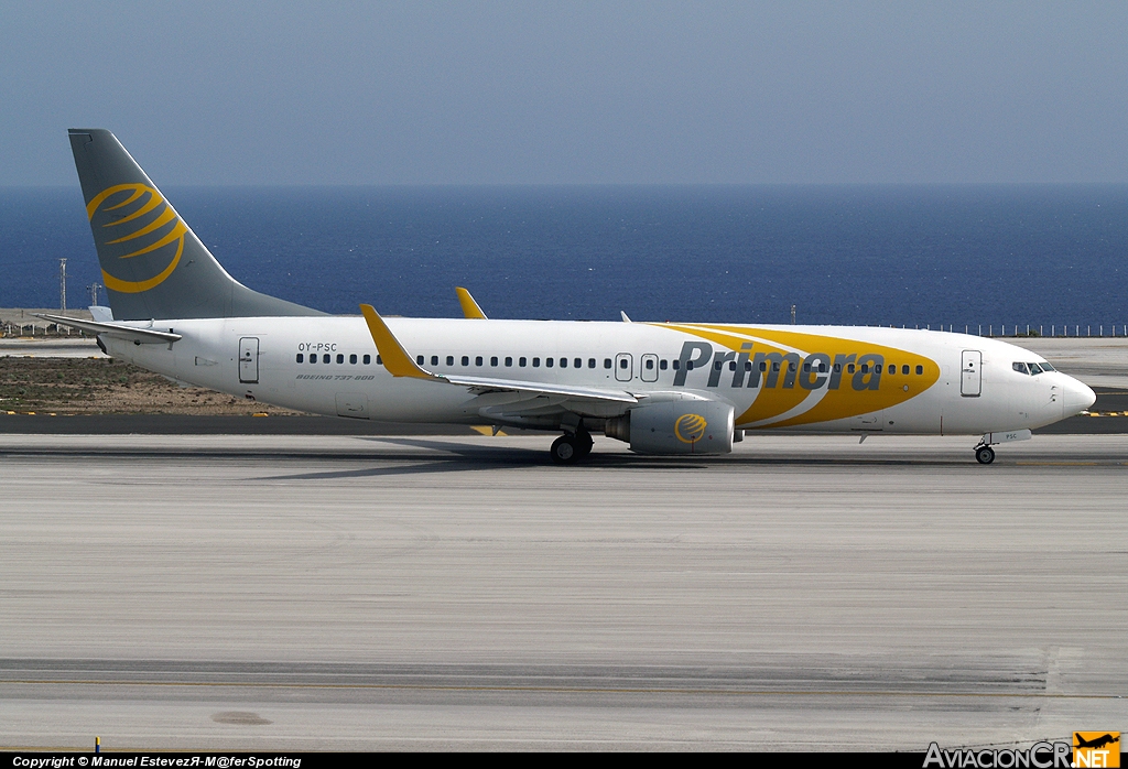 OY-PSC - Boeing 737-86N - Primera Air Scandinavia