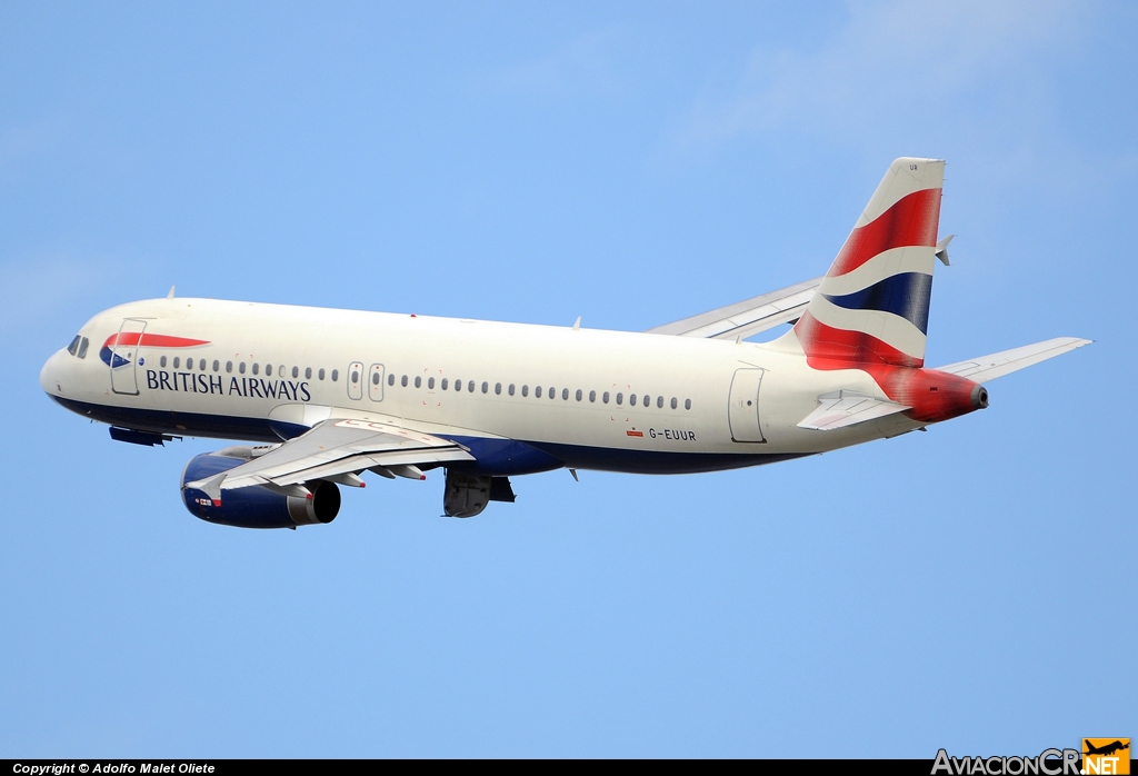 G-EUUR - Airbus A320-232 - British Airways