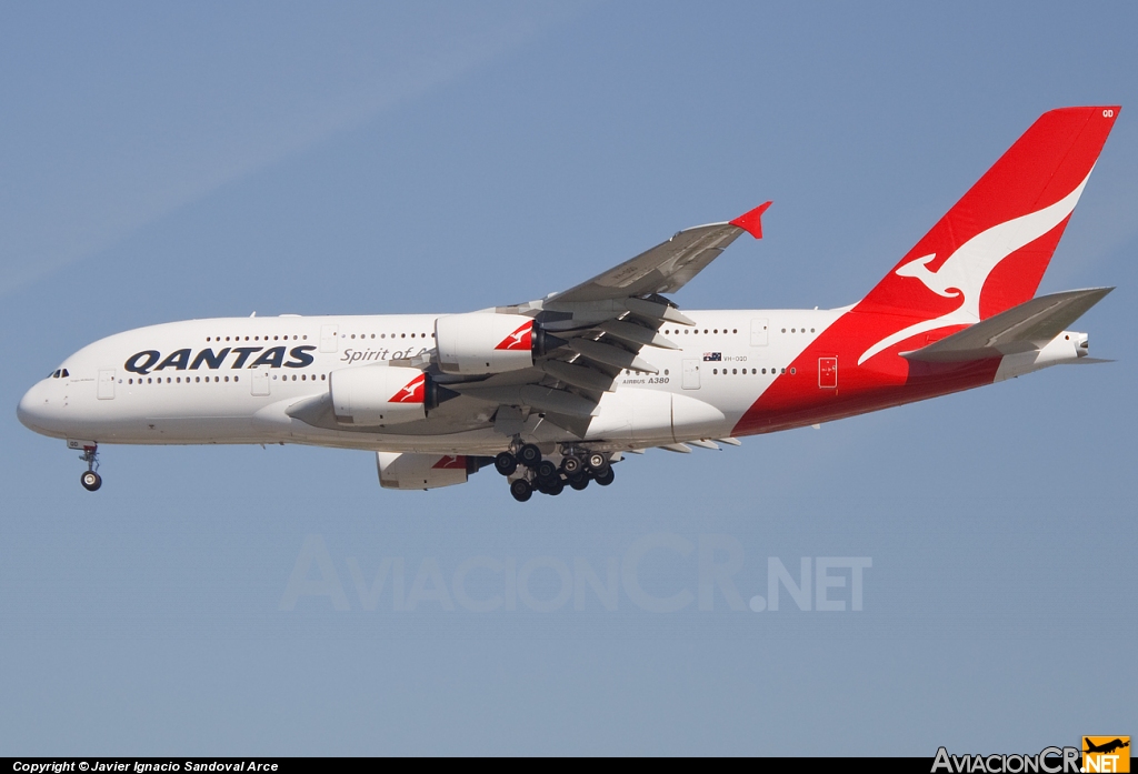 VH-OQD - Airbus A380-842 - Qantas