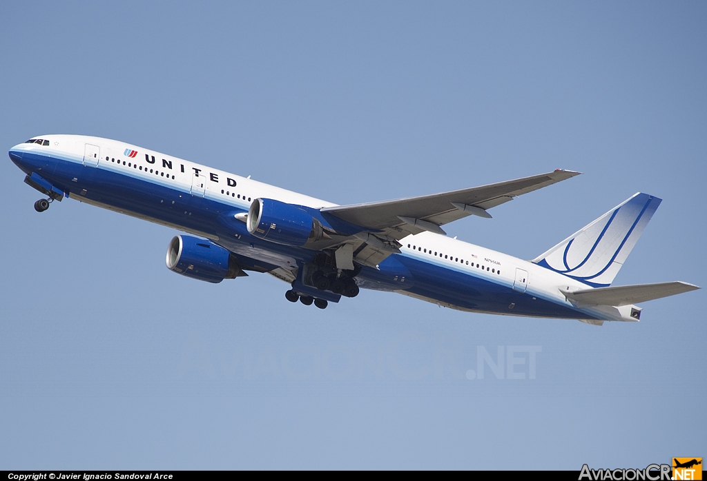 N795UA - Boeing 777-222/ER - United Airlines