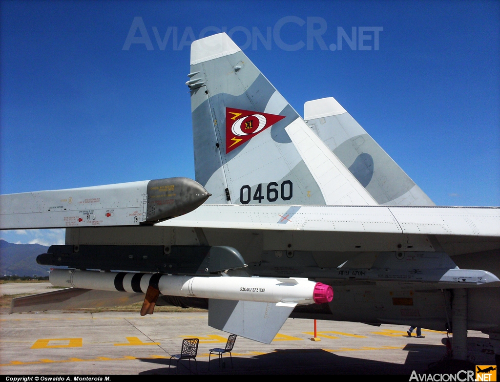 0460 - Sukhoi Su-30MK2 - Aviacion Militar Bolivariana Venezolana - AMBV