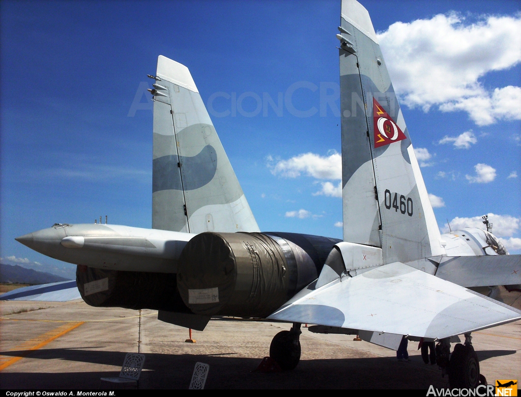 0460 - Sukhoi Su-30MK2 - Aviacion Militar Bolivariana Venezolana - AMBV
