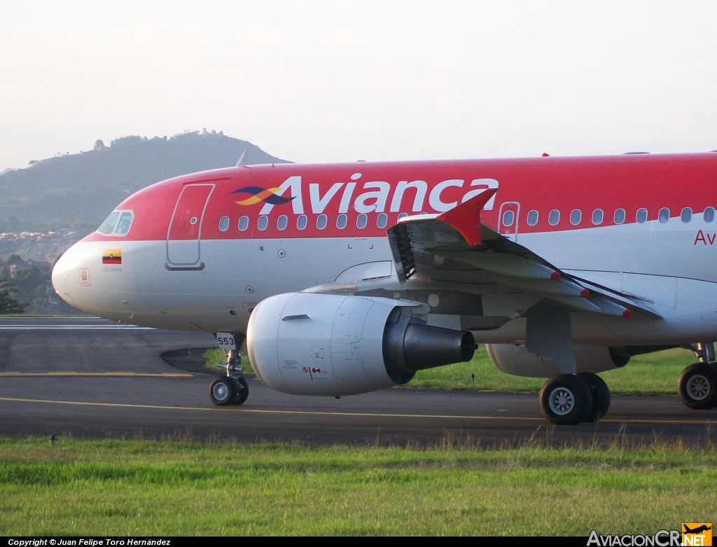 HK-4553-X - Airbus A319-112 - Avianca Colombia