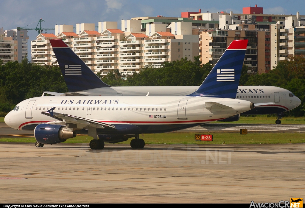 N708UW - Airbus A319-112 - US Airways