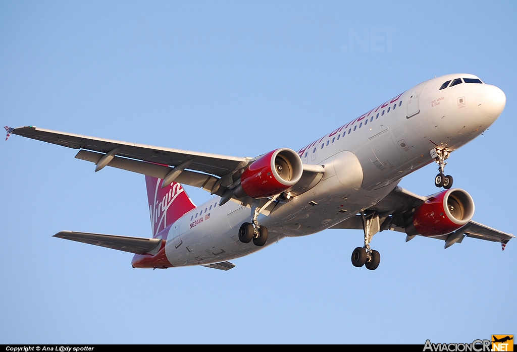 N624VA - Airbus A320-214 - Virgin America