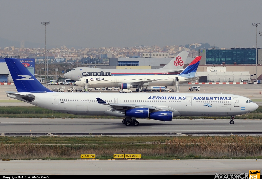 LV-BIT - Airbus A340-313 - Aerolineas Argentinas