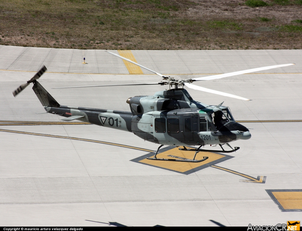 FAM1201 - Bell 412EP - Fuerza Aerea Mexicana