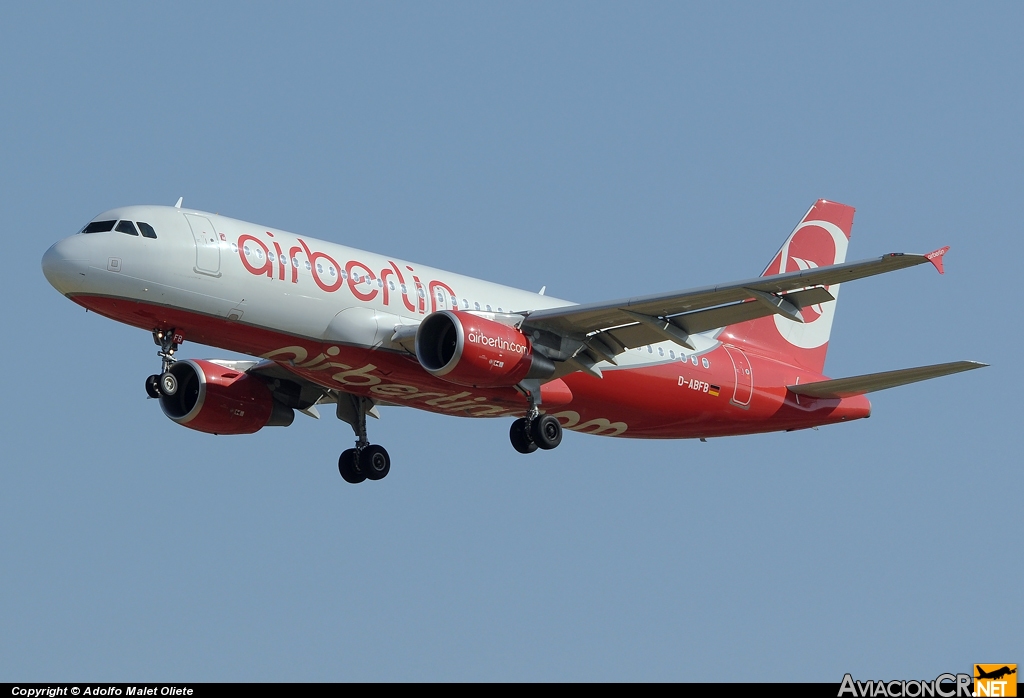 D-ABFB - Airbus A320-214 - Air Berlin