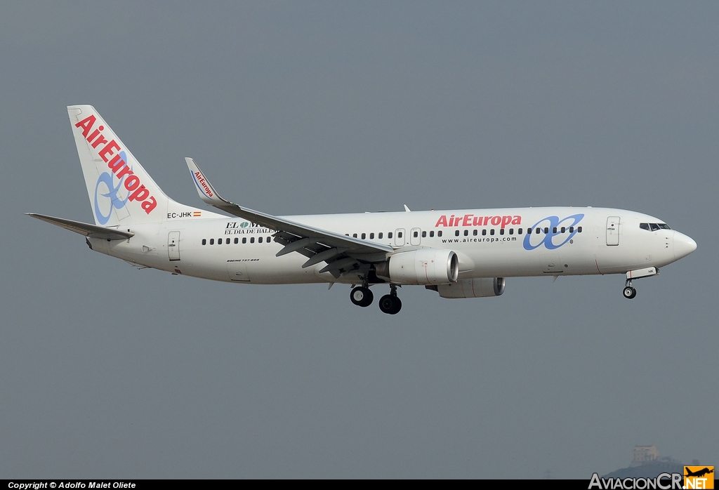 EC-JHK - Boeing 737-85P - Air Europa