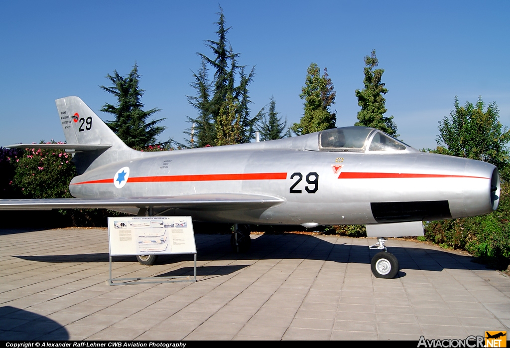 29 - Dassault MD 452 Mystère IVA - Fuerza Aérea Israelí