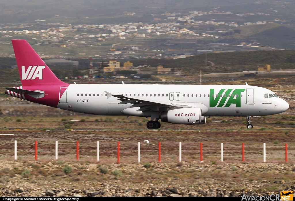 LZ-MDT - Airbus A320-232 - Air Via