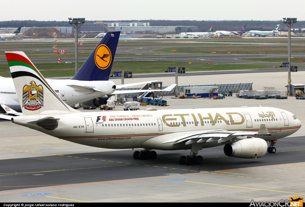 E6-EYK - Airbus A330-243 - Etihad Airways