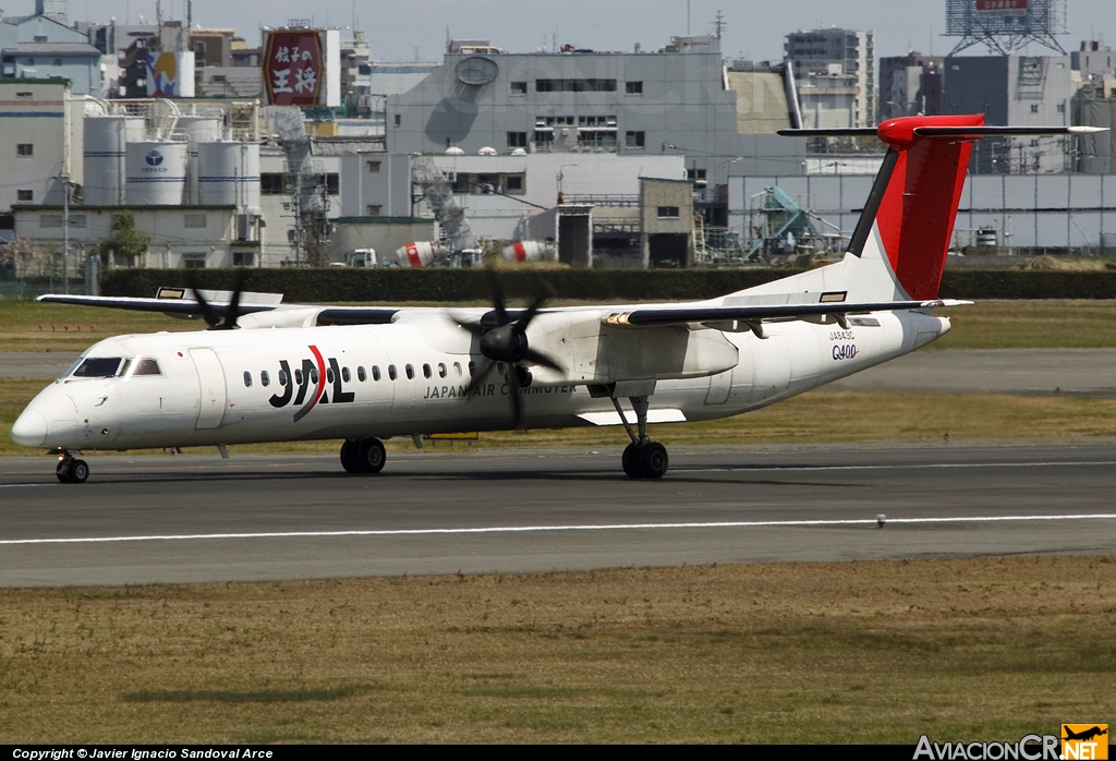 JA843C - De Havilland Canada DHC-8-402Q Dash 8 - Japan Airlines - JAL (Japan Air Commuter - JAC)
