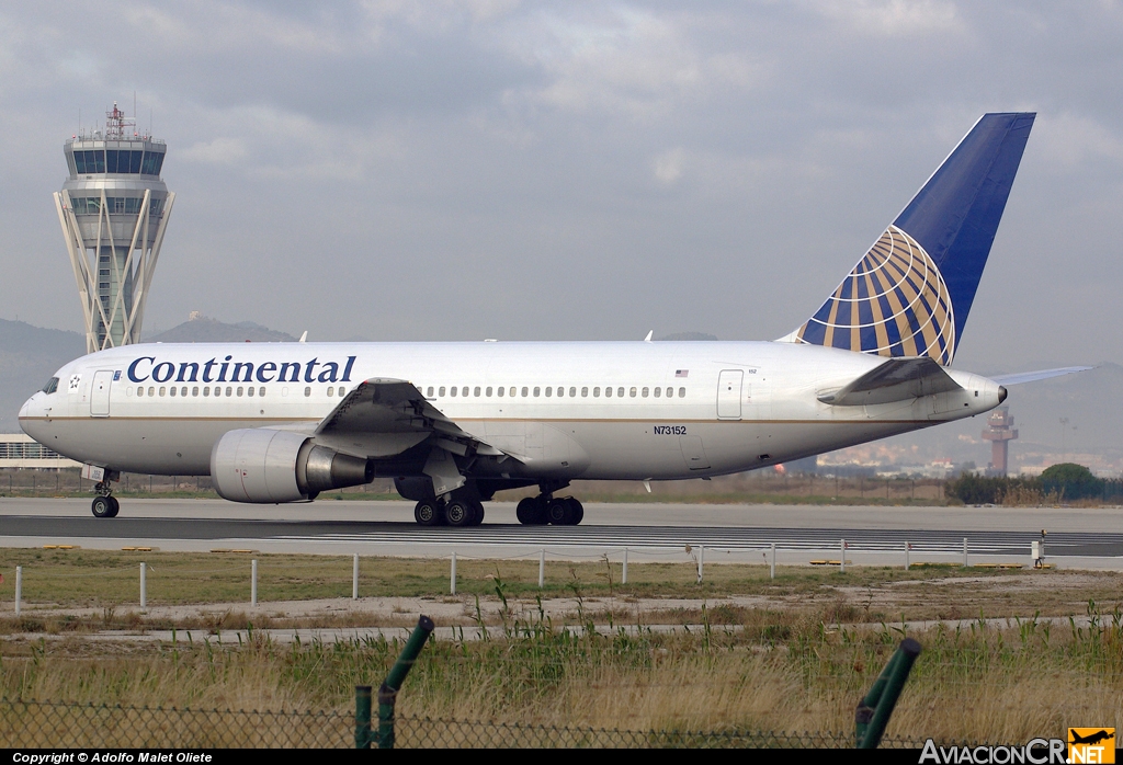 N73152 - Boeing 767-224/ER - Continental Airlines
