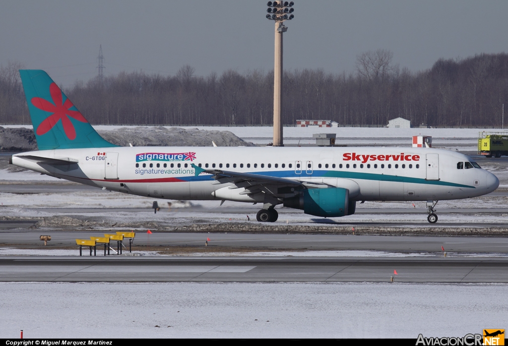 C-GTDG - Airbus A320-214 - Skyservice Airlines