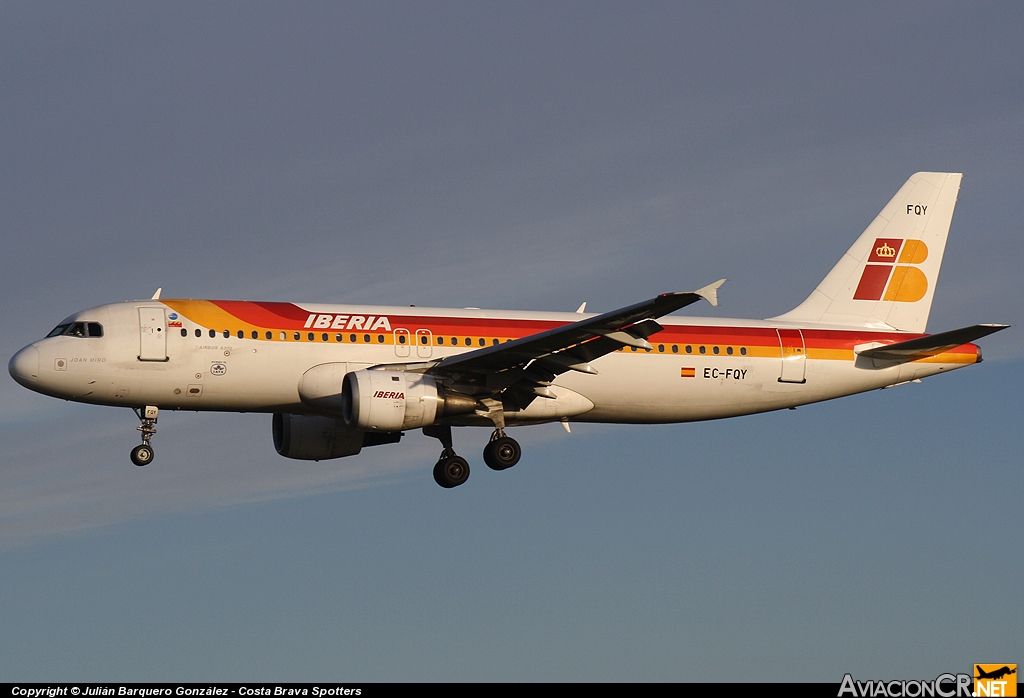 EC-FQY - Airbus A320-211 - Iberia