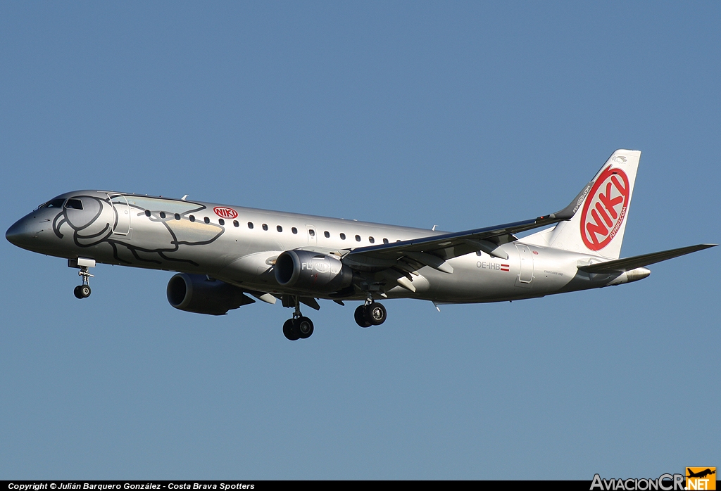 OE-IHB - Embraer ERJ-190-100AR - NIKI