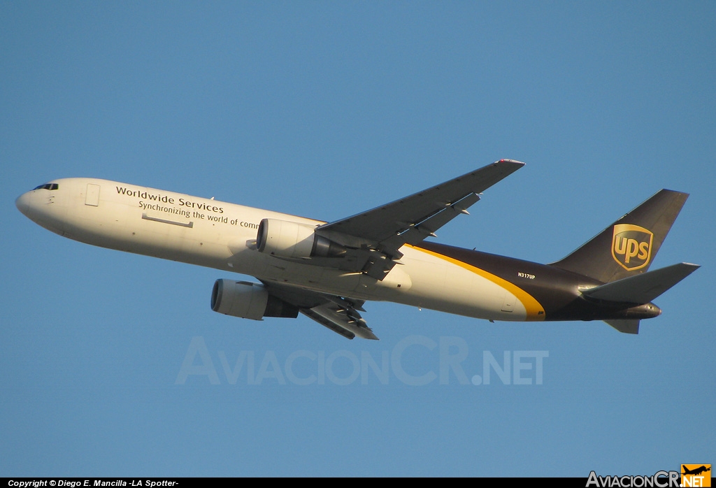 N317UP - Boeing 767-34AF/ER - UPS - United Parcel Service
