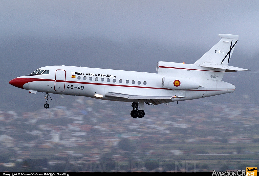 T.18-1 - Dassault Falcon 900B - Fuerza Aérea Espanola