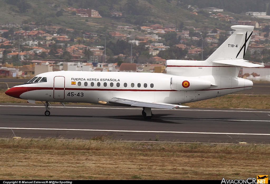 T.18-4 - Dassault Falcon 900B - Fuerza Aérea Española