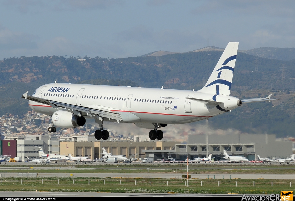 SX-DVP - Airbus A321-231 - Aegean Airlines