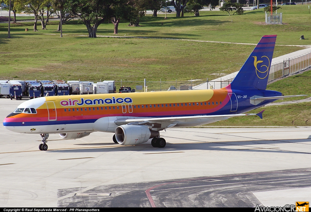 6Y-JAF - Airbus A320-214 - Air Jamaica