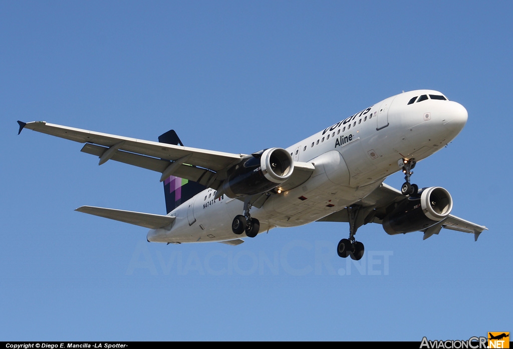 N474TA - Airbus A319-132 - Volaris