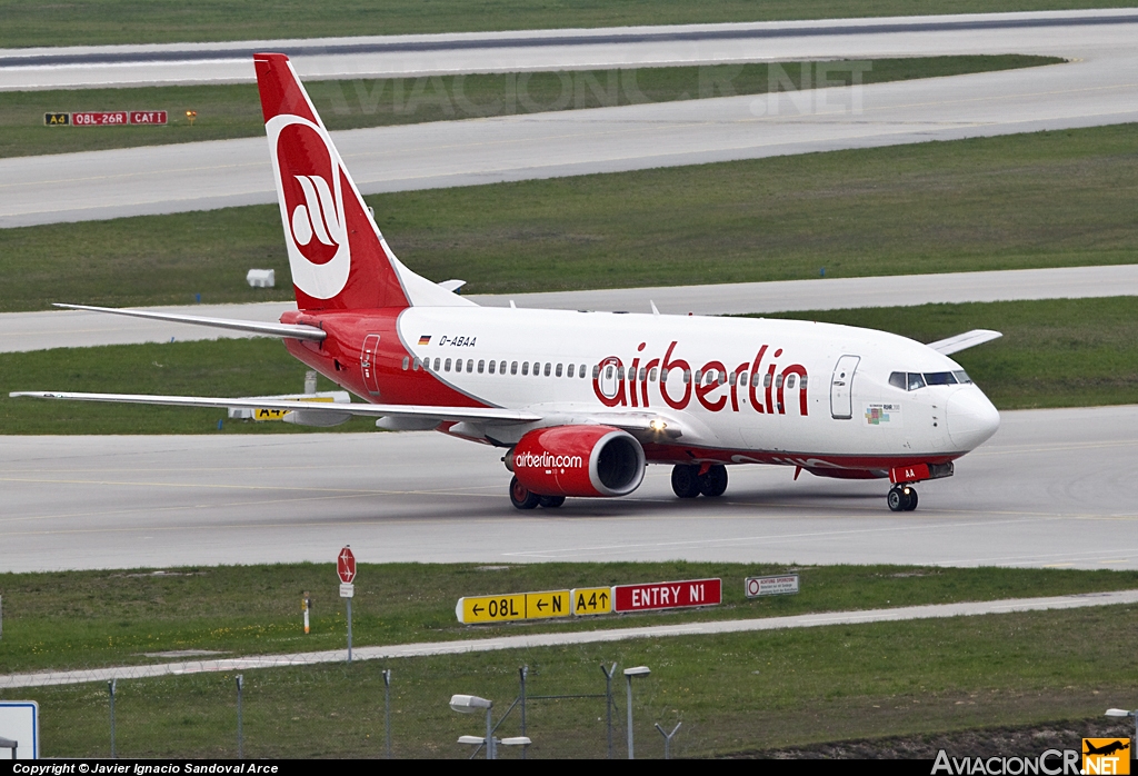 D-ABAA - Boeing 737-76Q - Air Berlin