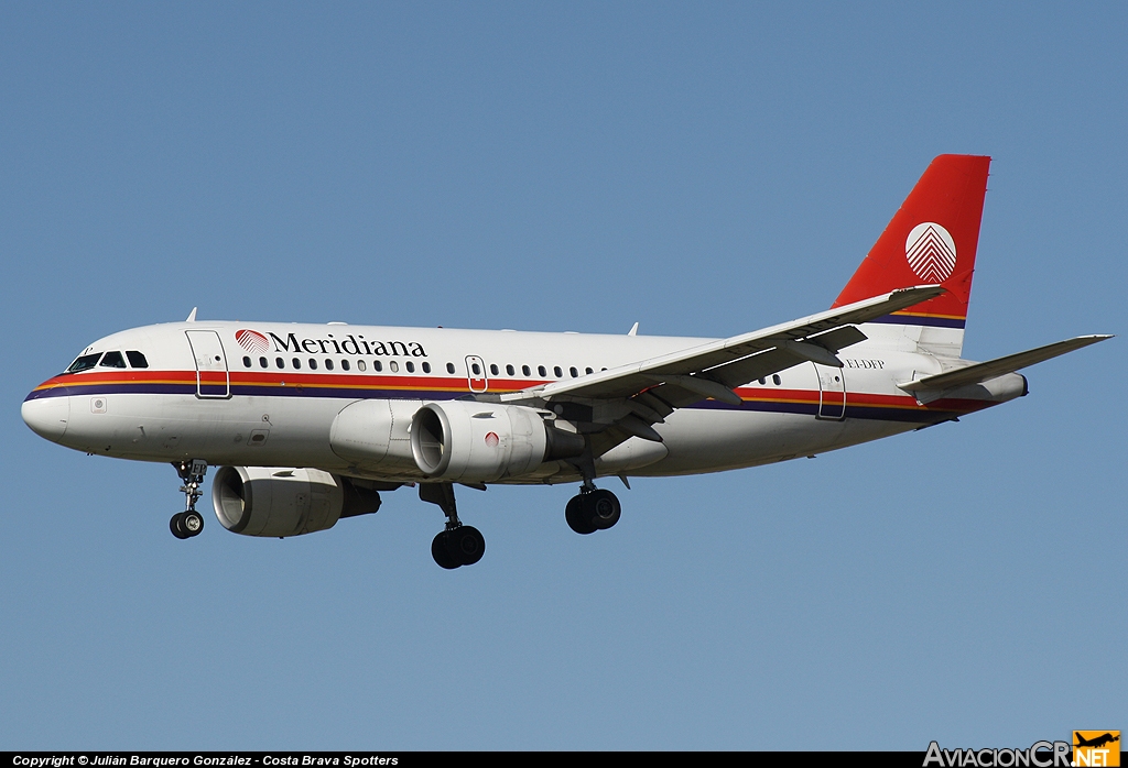 EI-DFP - Airbus A319-112 - Meridiana