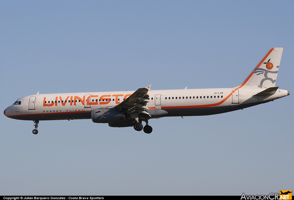 EI-LVD - Airbus A321-231 - Livingston