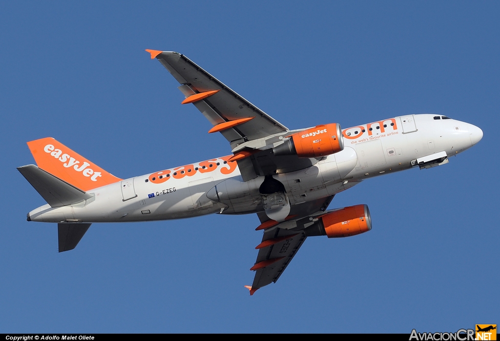 G-EZEG - Airbus A319-111 - EasyJet Airline