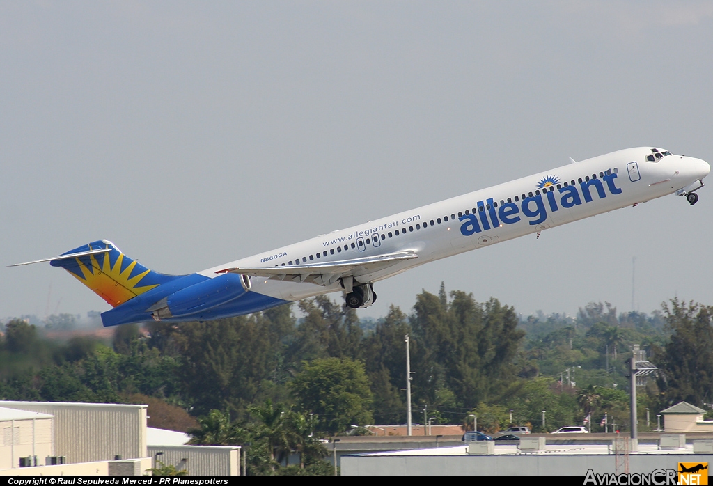 N860GA - McDonnell Douglas MD-83 (DC-9-83) - Allegiant Air