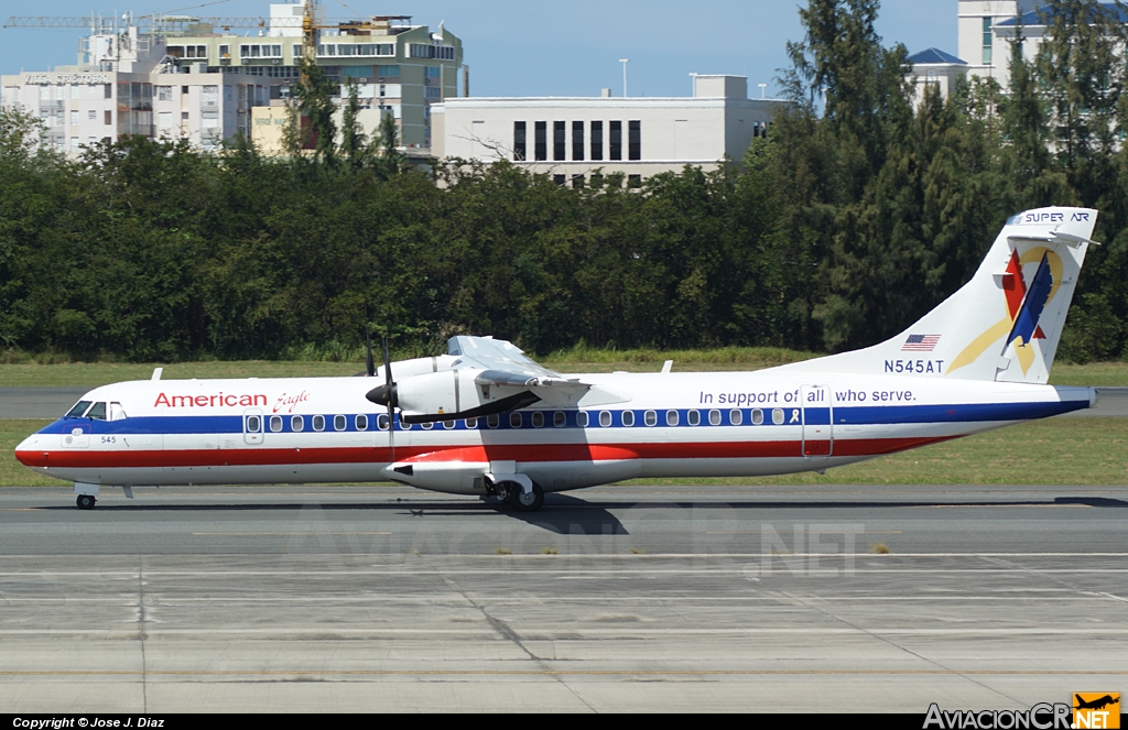 N545AT - Aerospatiale ATR-72 - American Eagle